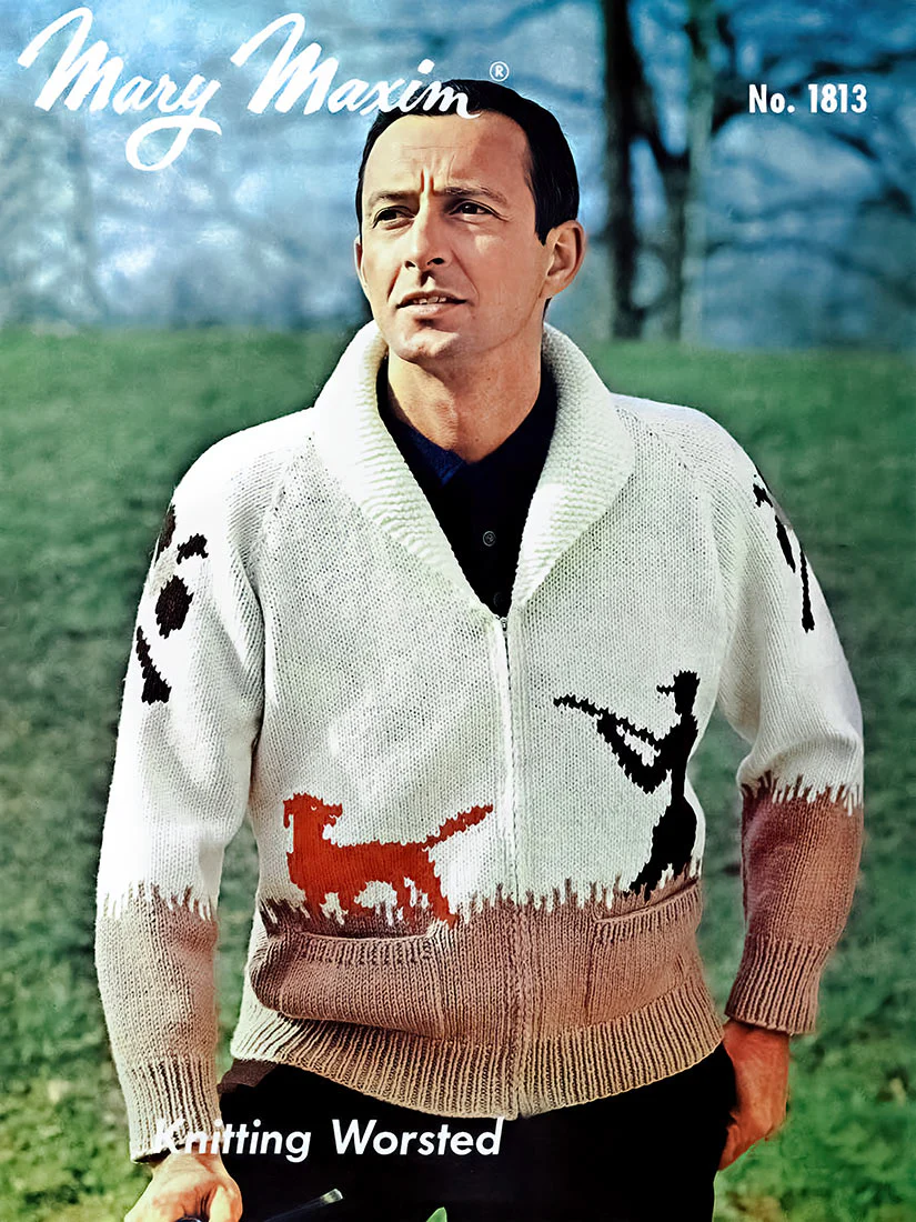 Men's or Ladies' Pheasant Hunt Cardigan Pattern - Image 3