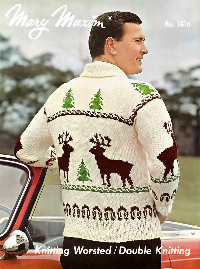Reindeer Cardigan Pattern - Image 4