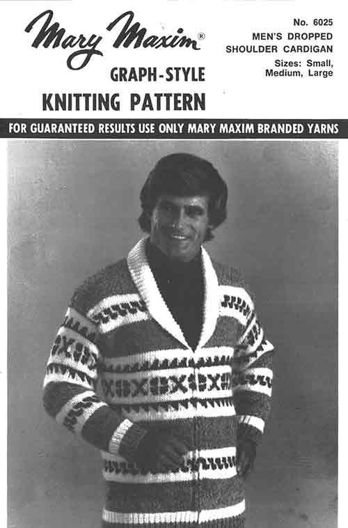 Men's Dropped Shoulder Cardigan Pattern - Image 2