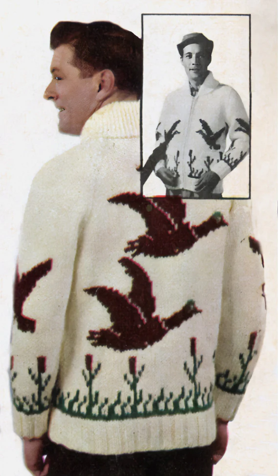 Men's or Ladies' Wild Duck Cardigan Pattern - Image 3