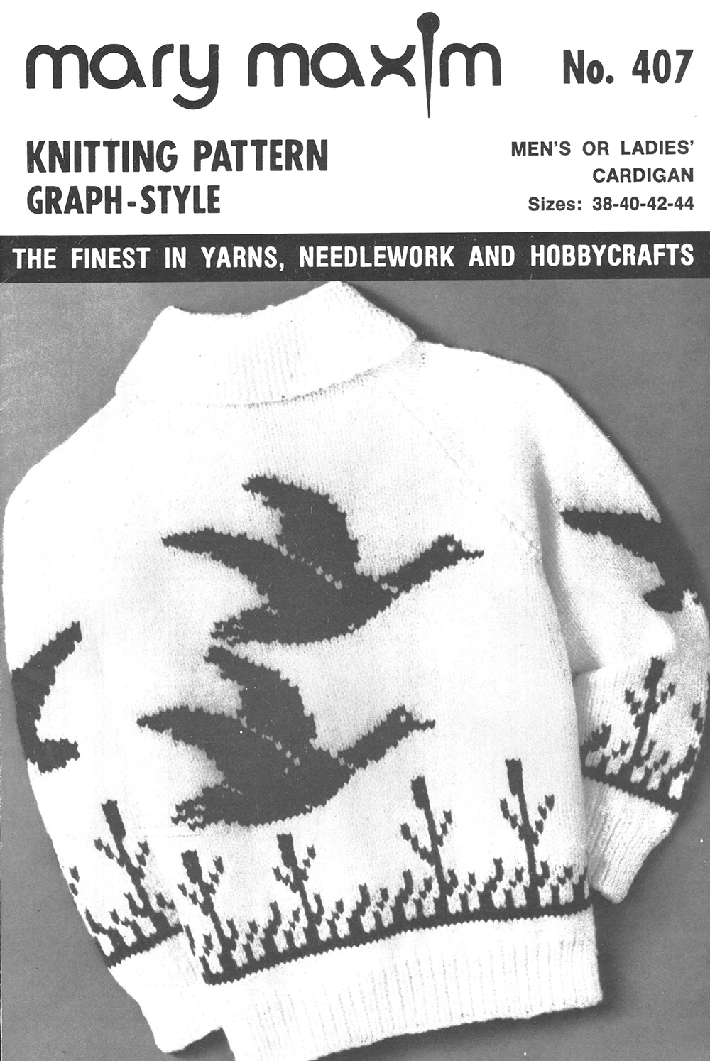 Men's or Ladies' Wild Duck Cardigan Pattern - Image 4