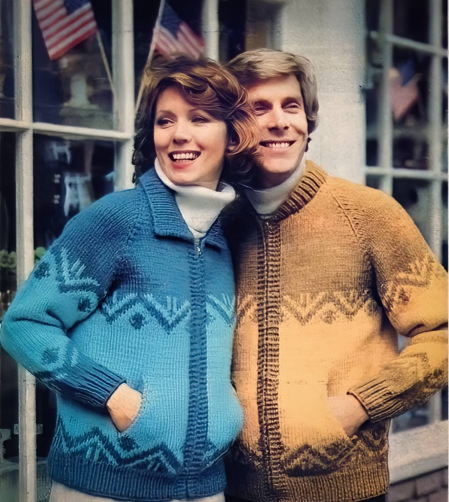 Men's or Ladies' Danish Delight Cardigan Pattern - Image 2