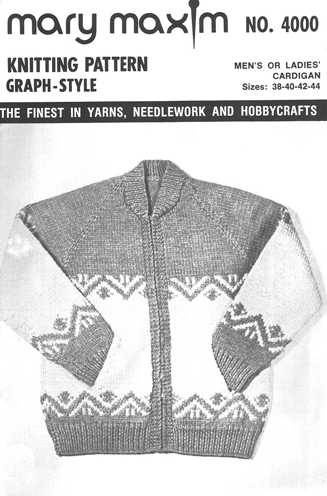 Men's or Ladies' Danish Delight Cardigan Pattern - Image 3