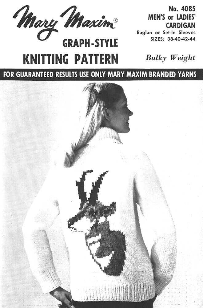 Men's or Ladies' Antelope Cardigan Pattern - Image 2