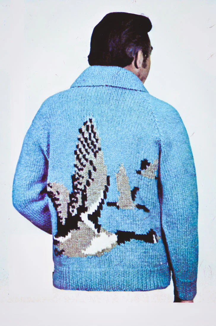 Men's or Ladies' Goose Cardigan Pattern - Image 2