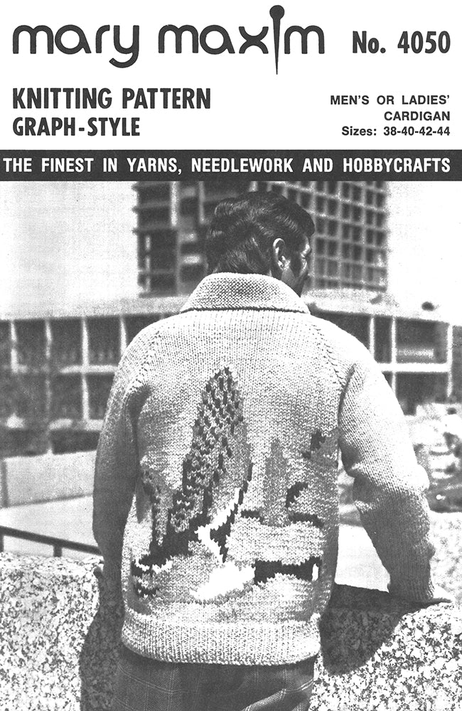 Men's or Ladies' Goose Cardigan Pattern - Image 4