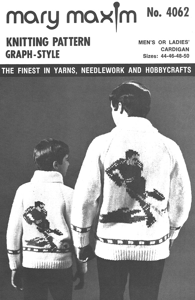 Men's or Ladies' Hockey Cardigan Pattern - Image 4