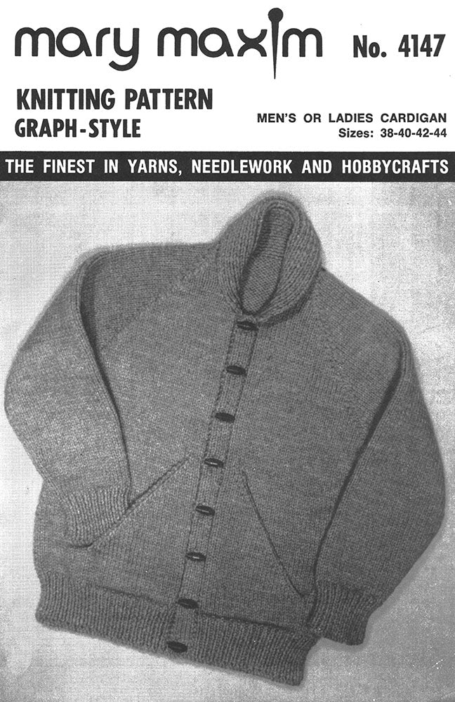 Men's or Ladies' Cardigan Pattern - Image 2