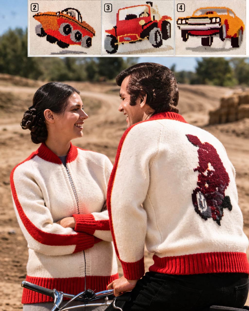 Men's or Ladies' Recreational Vehicle Cardigan Pattern - Image 2