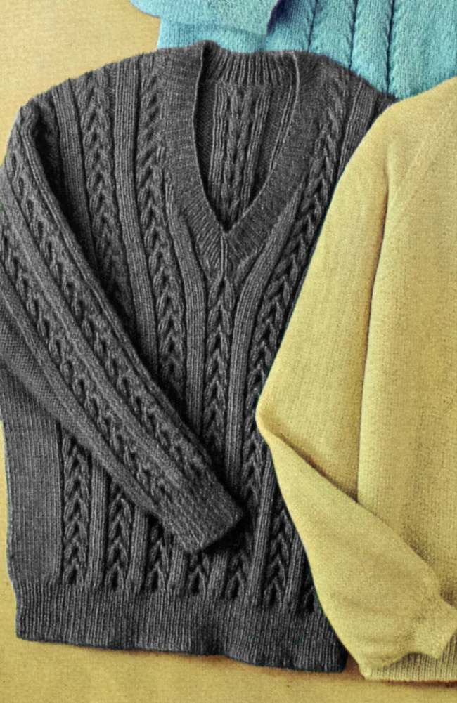 Men's Trojan Pullover Pattern - Image 2