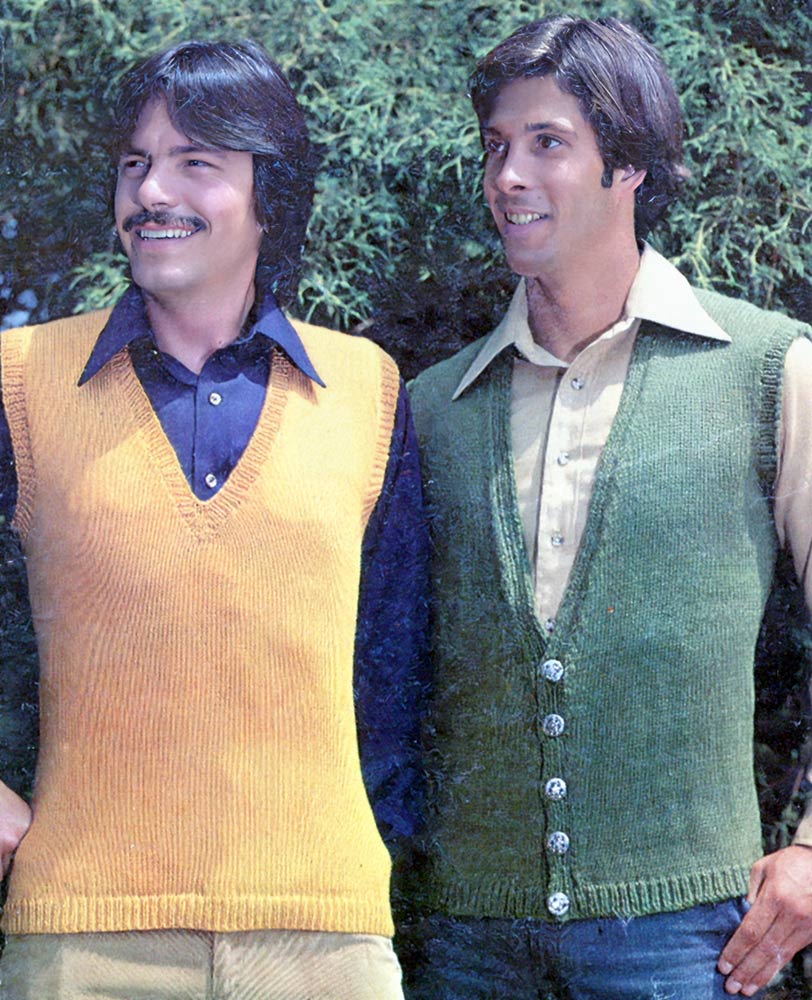 Men's Sleeveless Vest or Pullover Pattern - Image 2