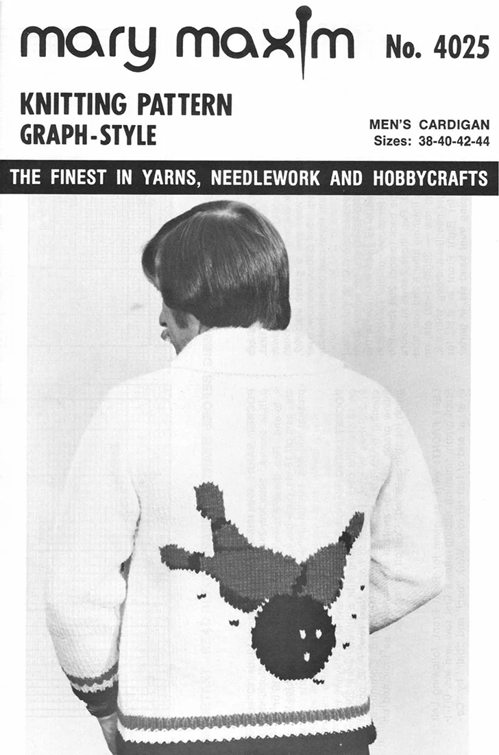 Men's Bowling Cardigan Pattern - Image 4
