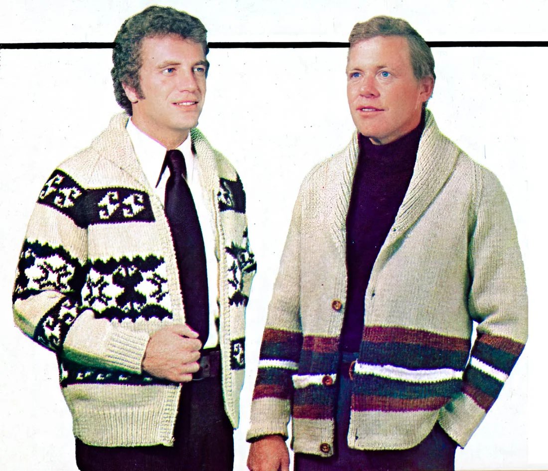 Men's or Ladies' Hiawatha Cardigan Pattern - Image 2