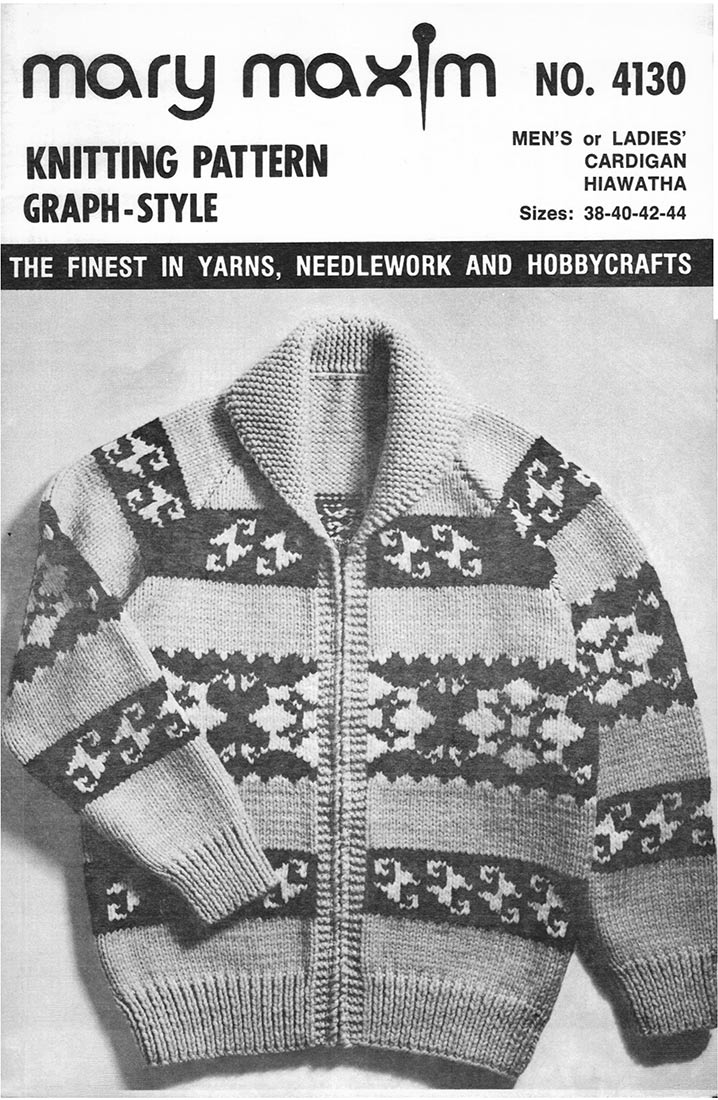 Men's or Ladies' Hiawatha Cardigan Pattern - Image 3