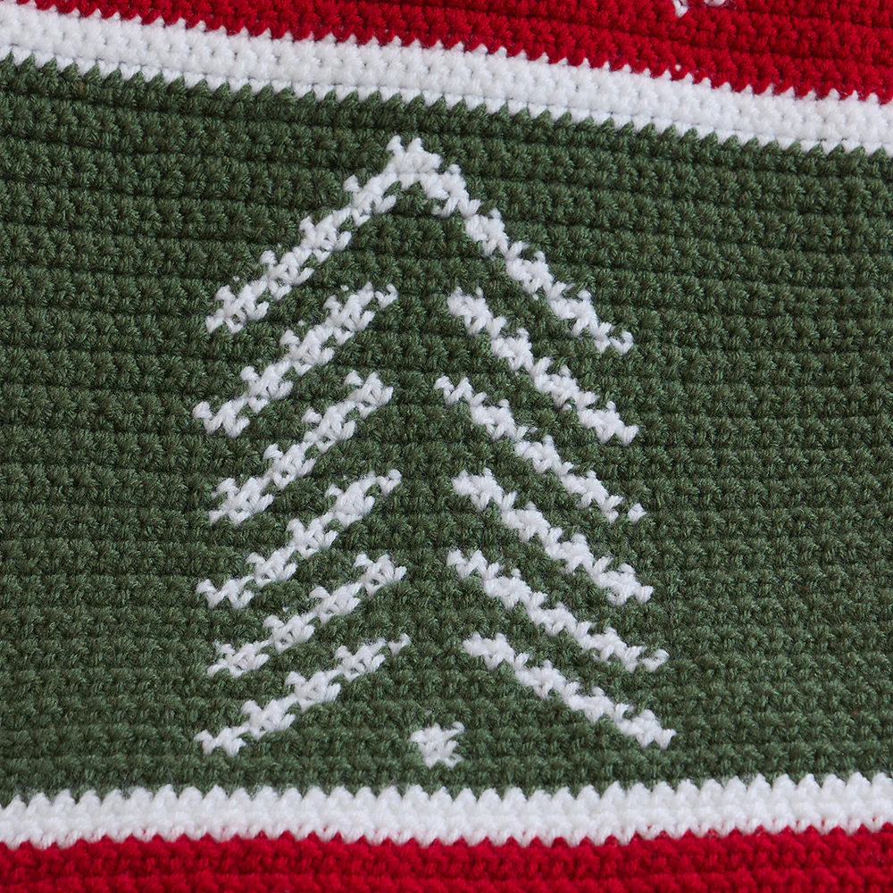 Meowy Christmas Crochet Blanket - Image 4