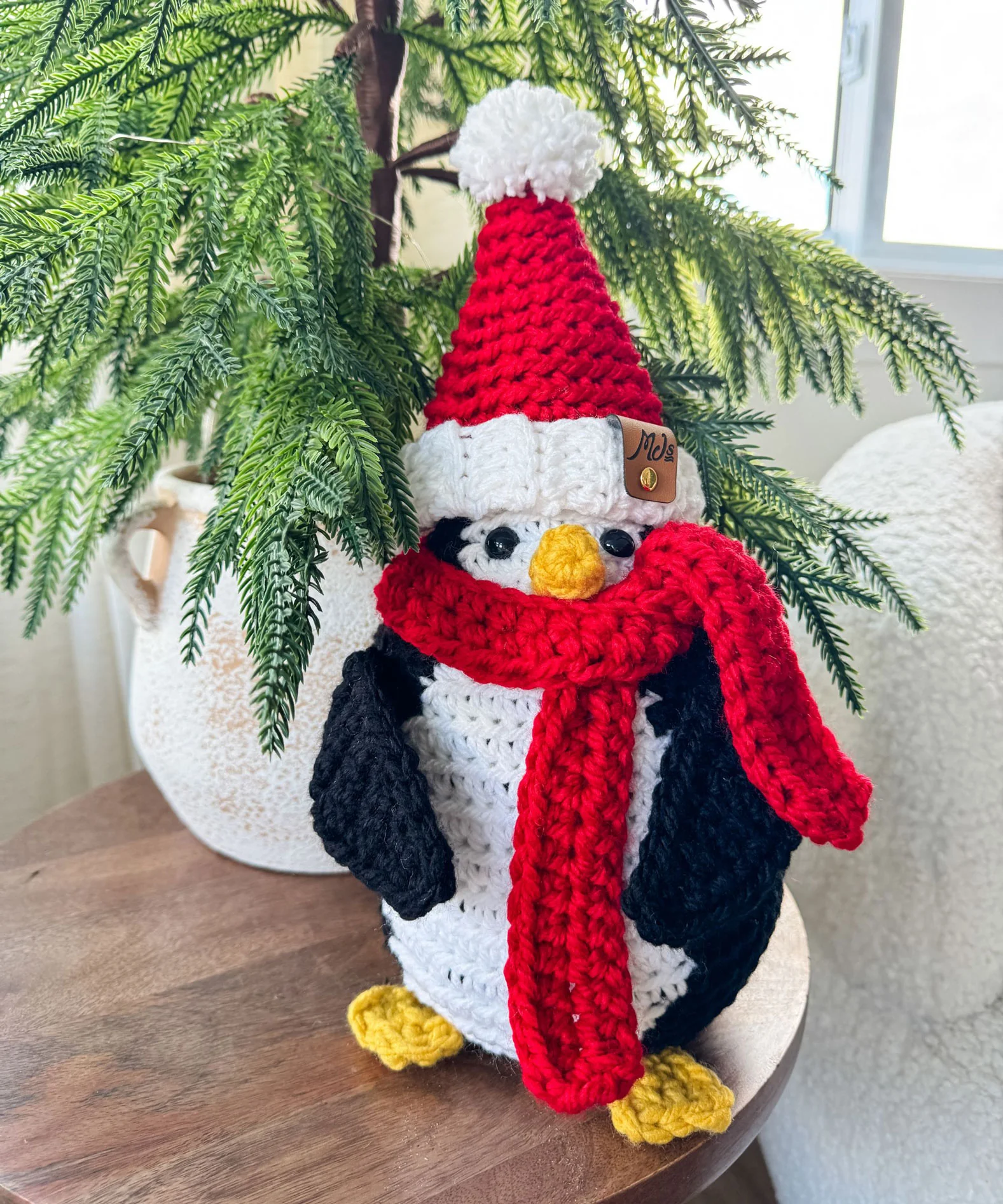 Merry & Bright Santa Penguin - Image 2