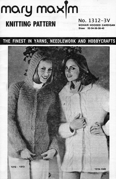 Mohair Hooded Cardigan Pattern - Image 2