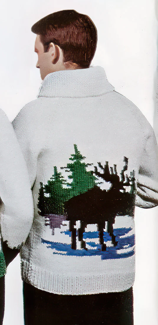 Moose Cardigan Pattern - Image 2