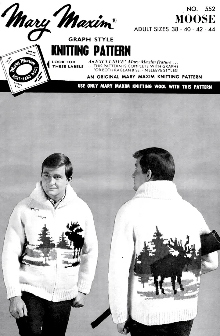 Moose Cardigan Pattern - Image 3