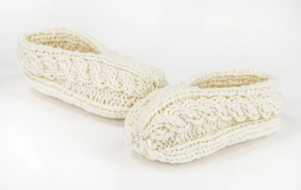 Mosaic Cabled Slippers - Image 2