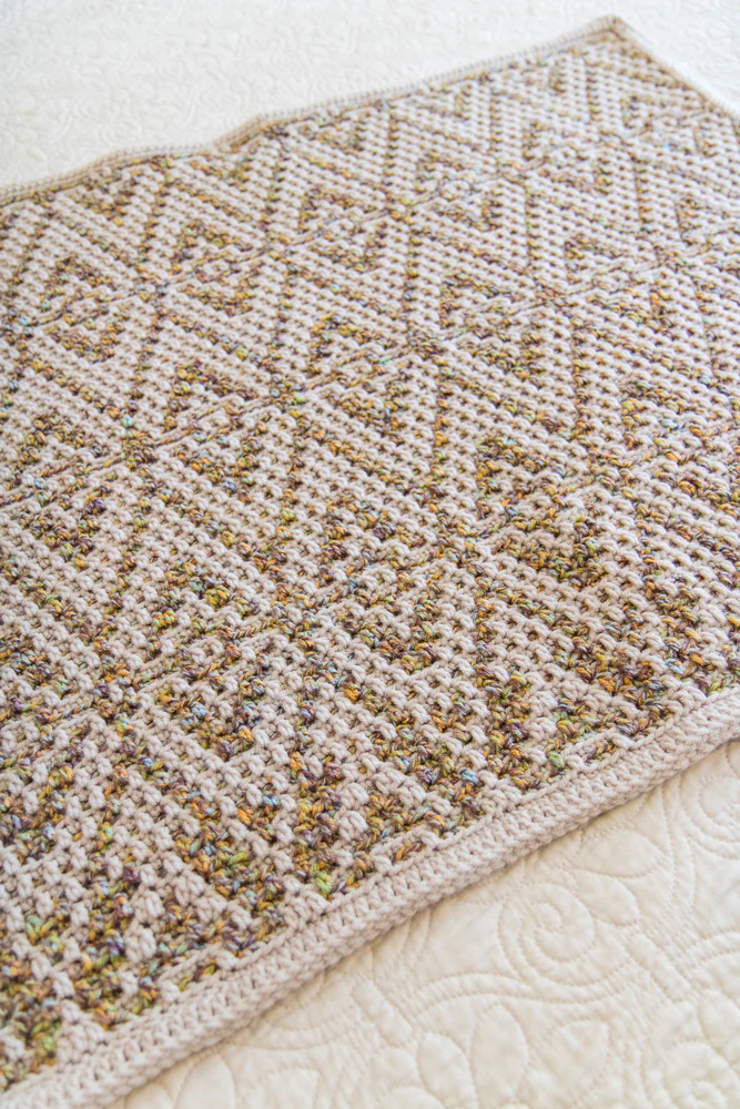 Mosaic Crochet Baby Blanket - Image 5