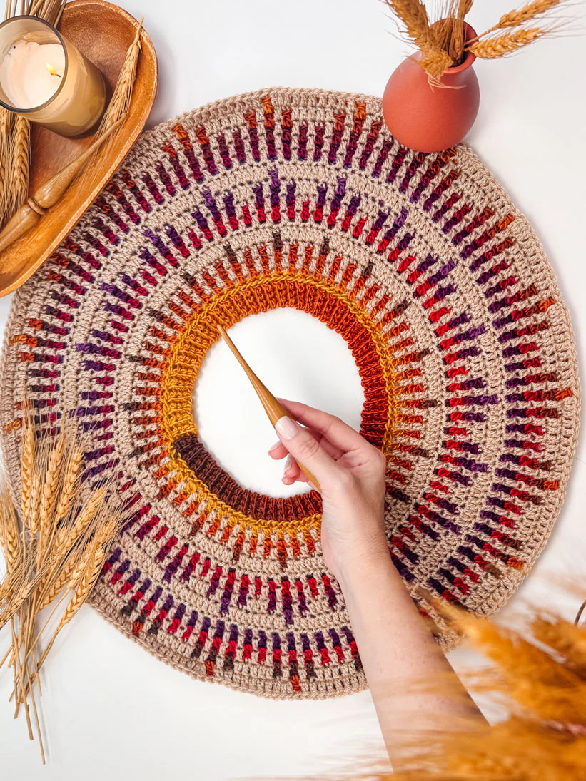 Mosaic Ridge Crochet Pullover - Image 4