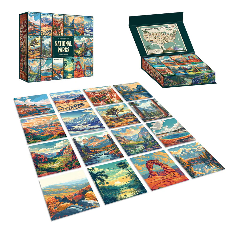 National Parks Jigsaw Puzzles Box Set - Image 2