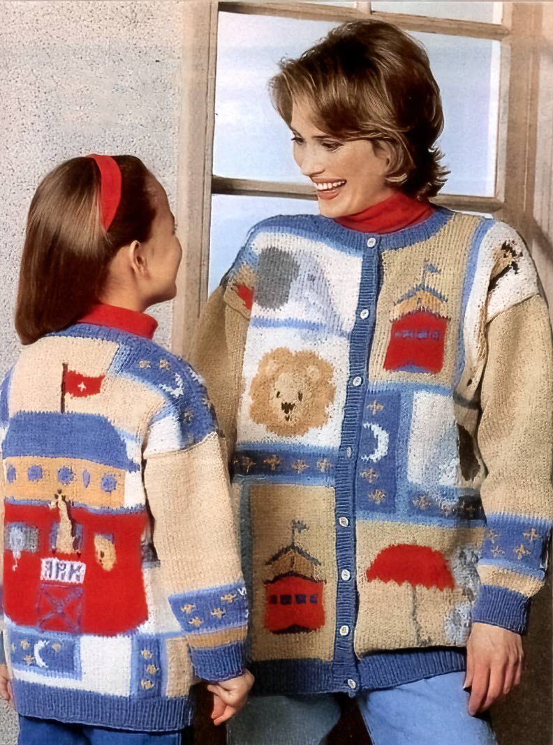 Child's Noah's Ark Cardigan Pattern - Image 2