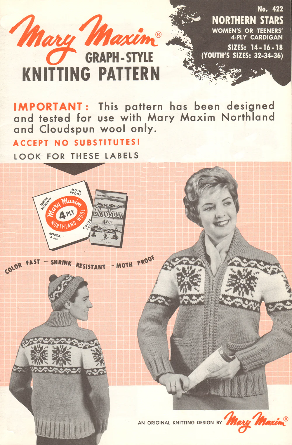 Northern Stars Cardigan and Toque Pattern - Image 4