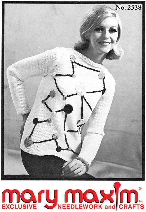 Op-Art Pullover Pattern - Image 2