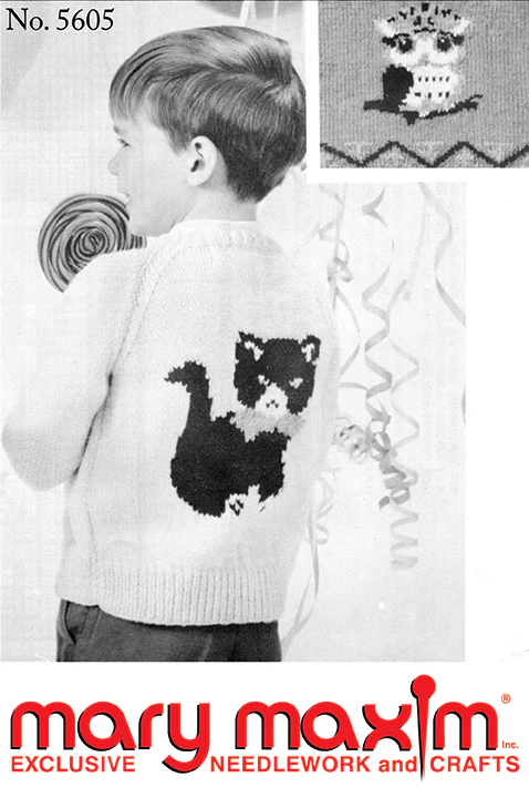 Owl Cardigan Pattern - Image 2