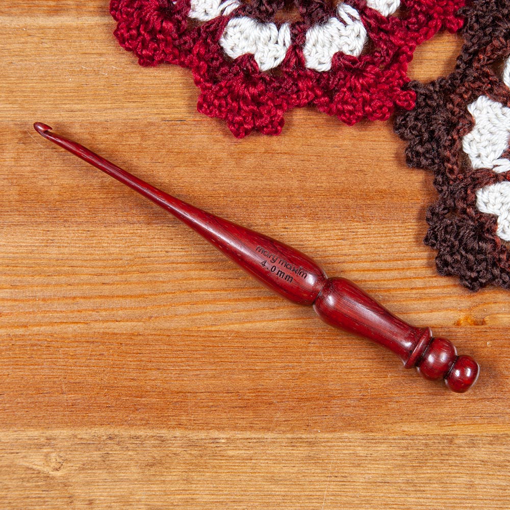 Padauk Wood Crochet Hooks - Image 3