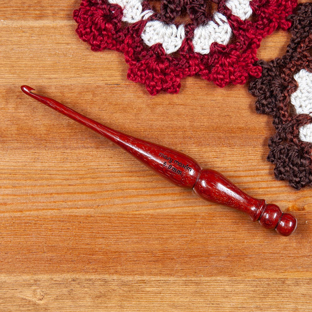 Padauk Wood Crochet Hooks - Image 4
