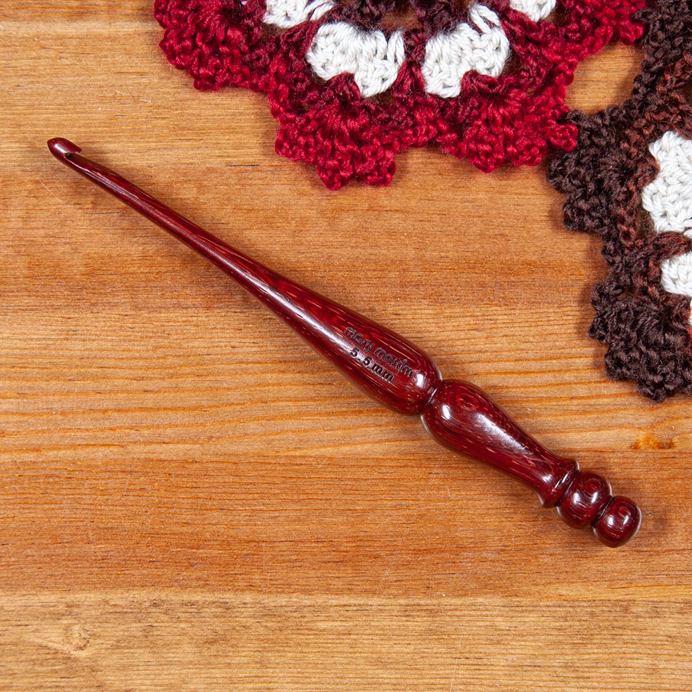 Padauk Wood Crochet Hooks - Image 5