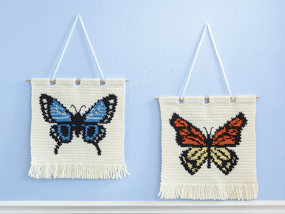 Pair of Butterflies Wall Hanging - Image 2