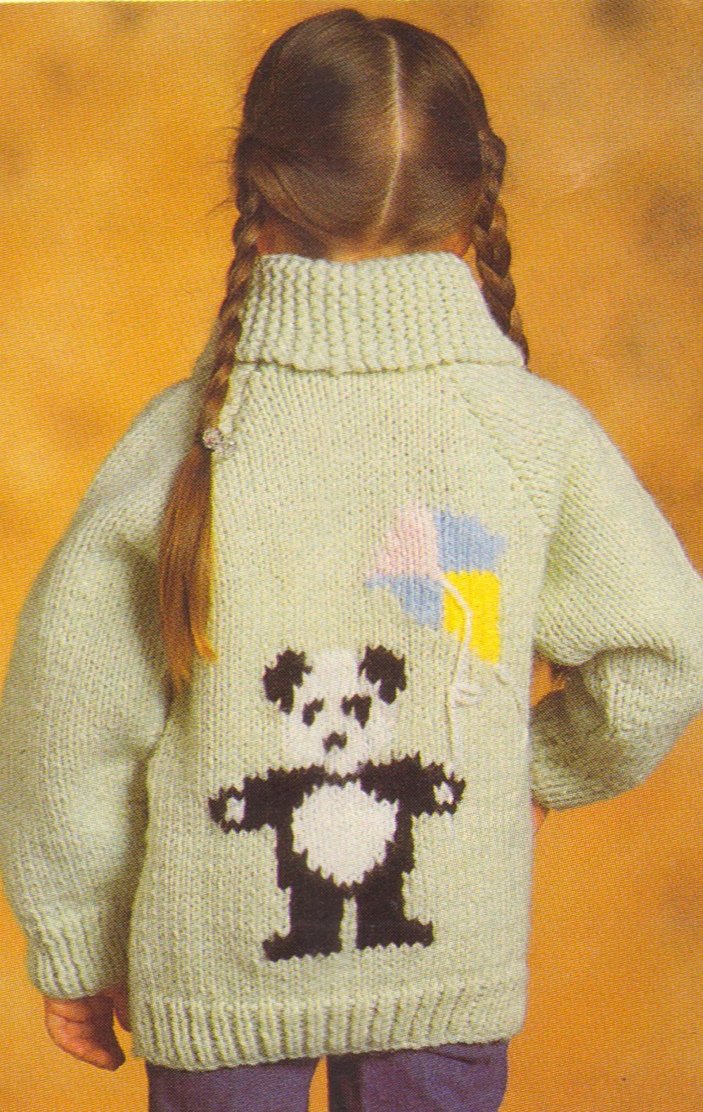 Panda with a Kite Sweater Pattern - Image 2