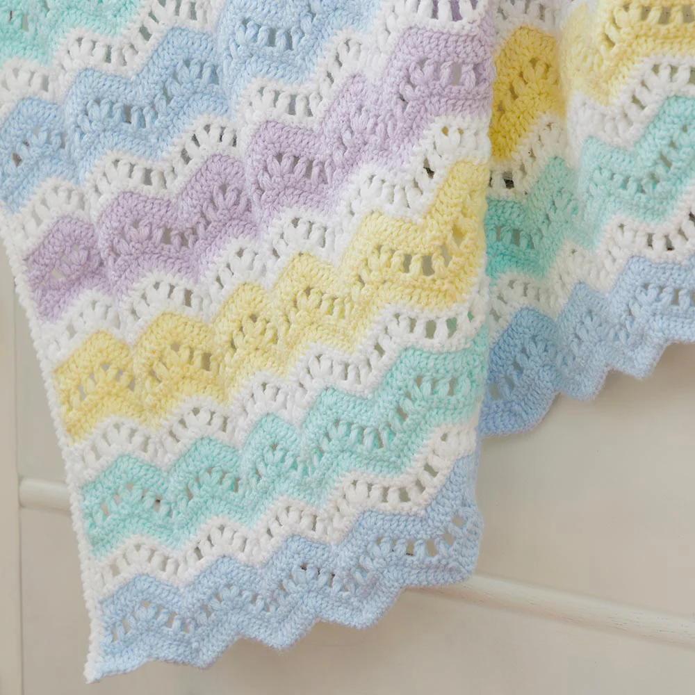 Pastel Ripples for Baby Blanket - Image 5