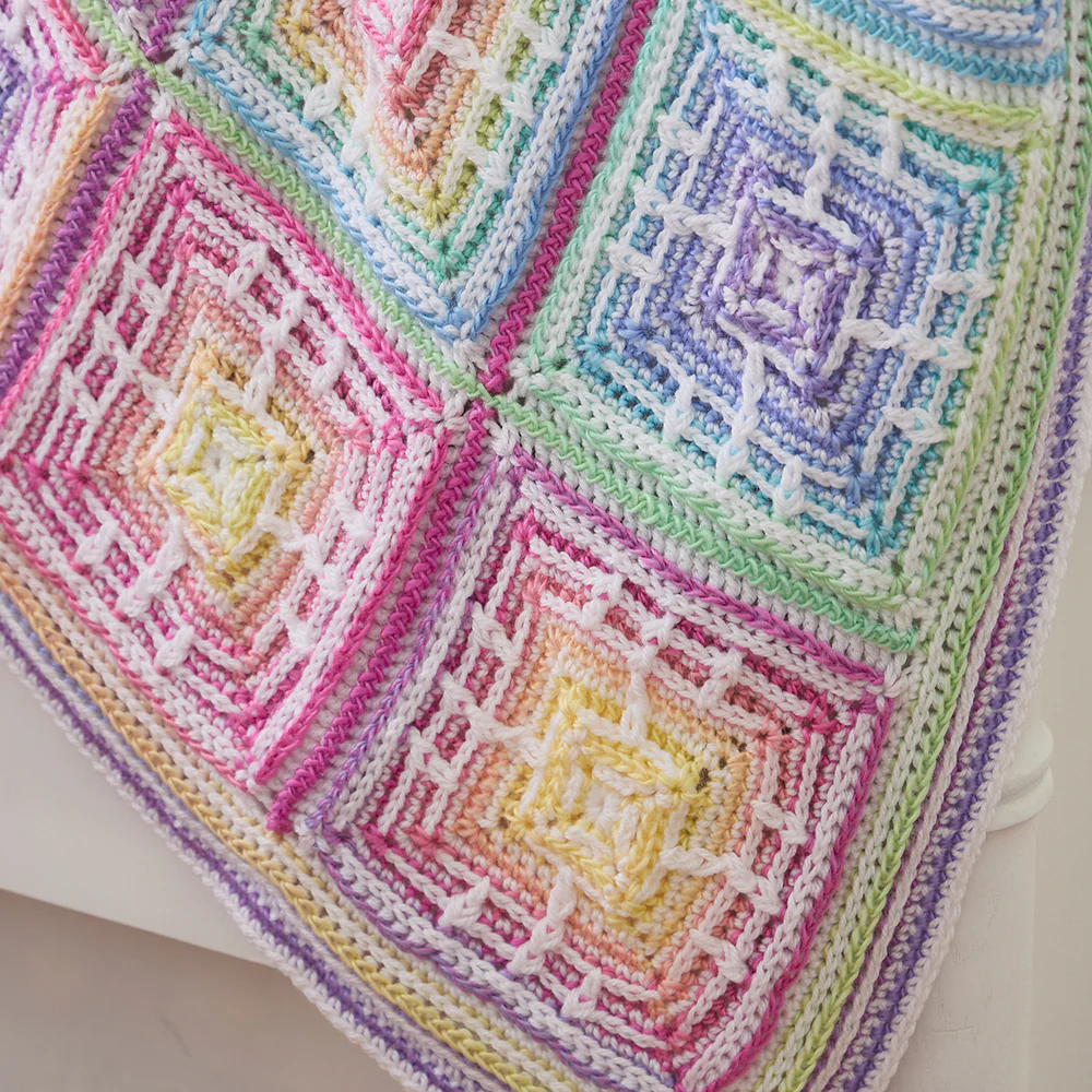 Patchwork Prism Baby Blanket - Image 2
