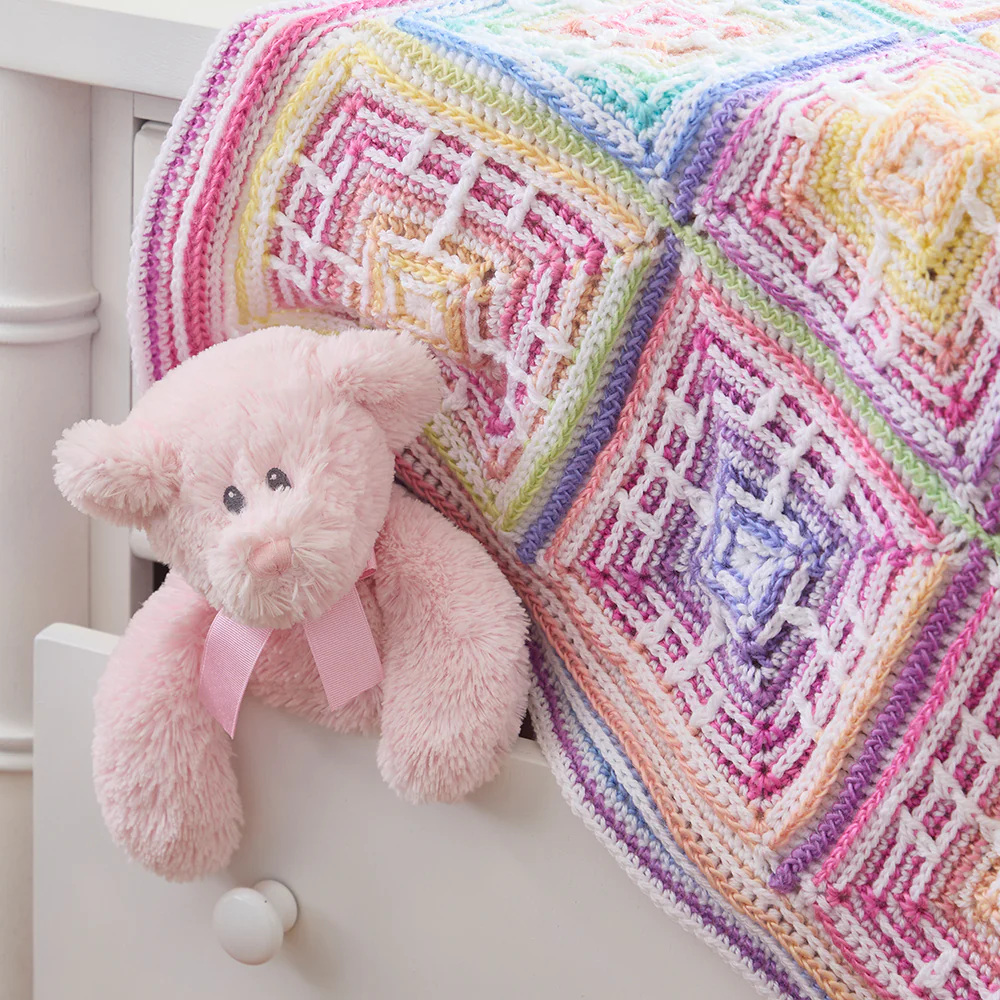 Patchwork Prism Baby Blanket - Image 3