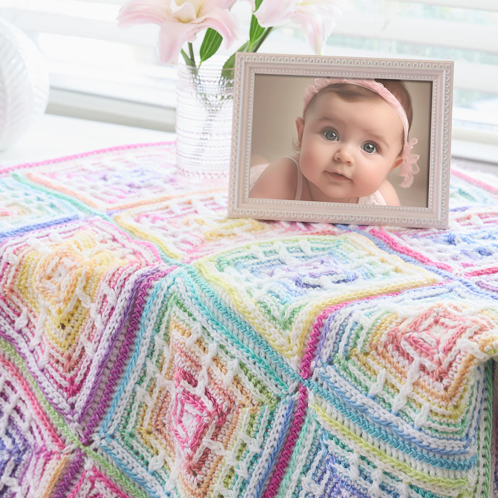 Patchwork Prism Baby Blanket - Image 4
