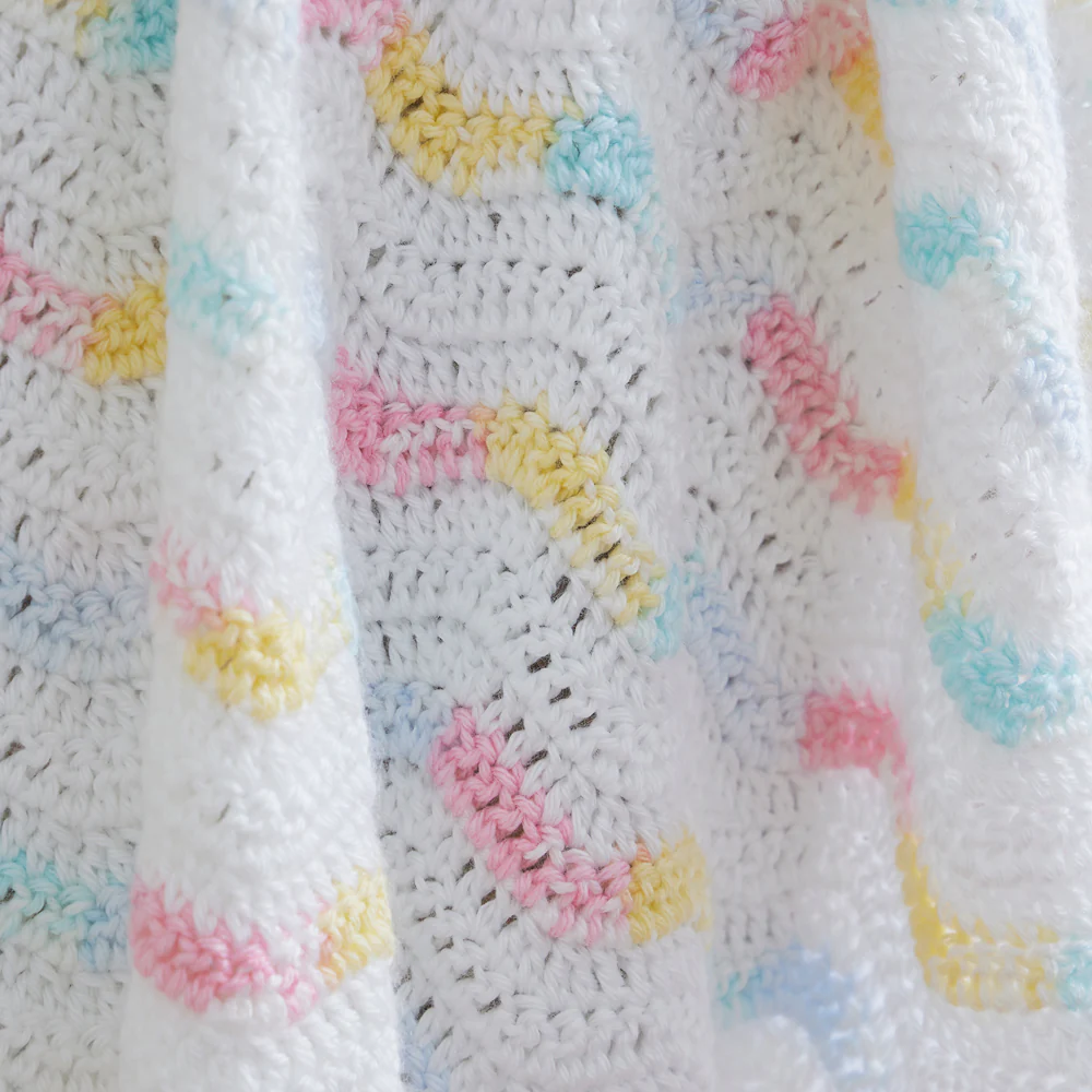 Peaceful Waves Crochet Blanket - Image 3