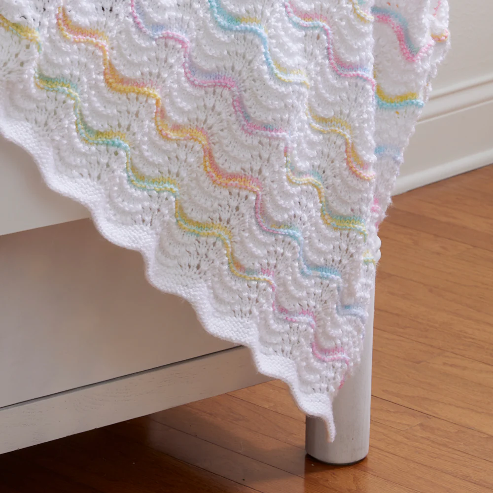 Peaceful Waves Knit Blanket - Image 3