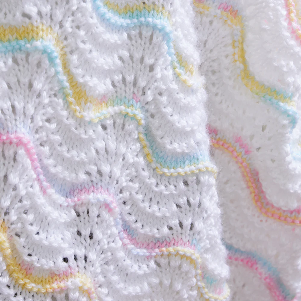 Peaceful Waves Knit Blanket - Image 5