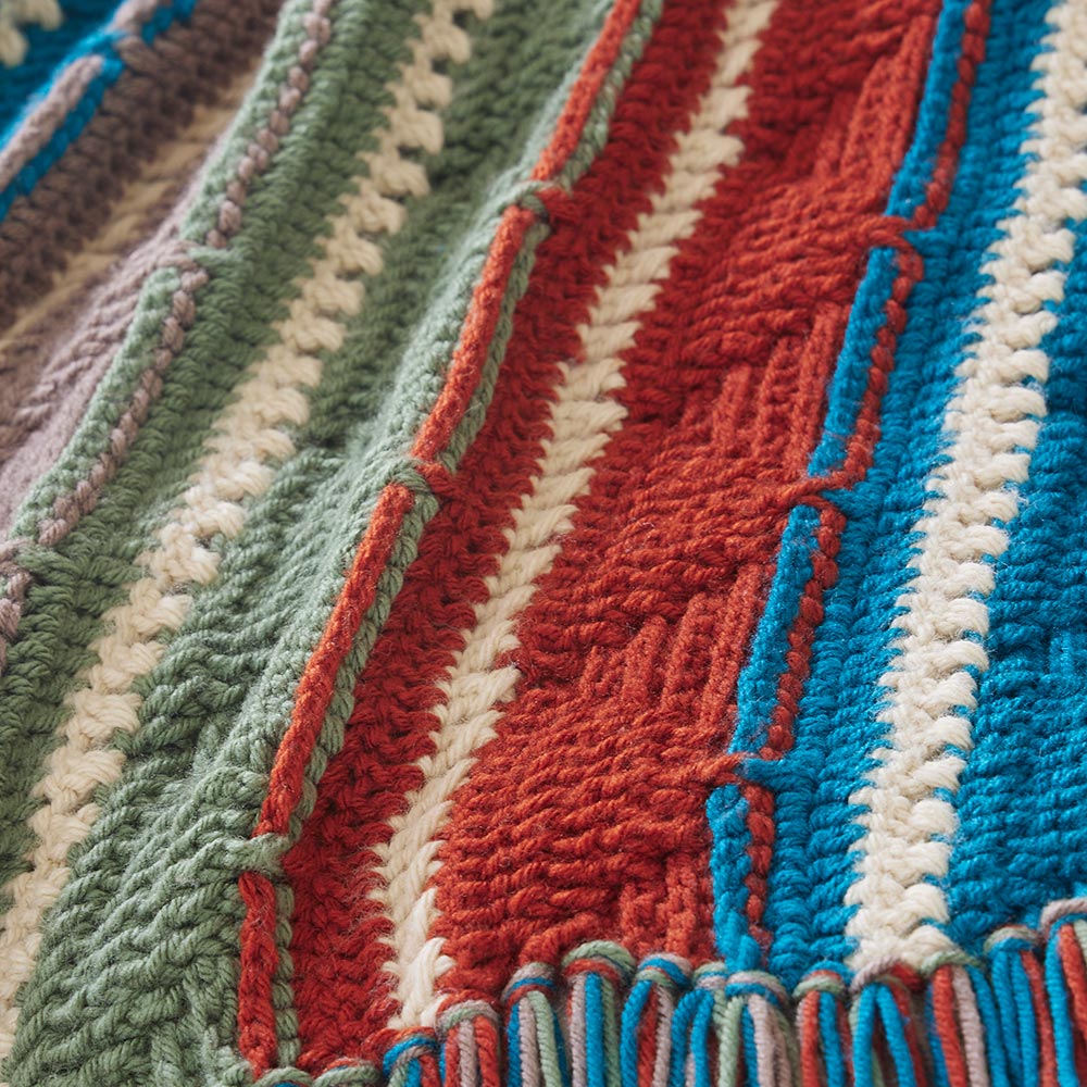Peaks and Valleys Crochet Blanket - Image 3