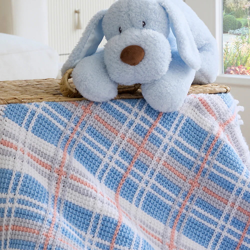 Plaid Baby Blanket - Image 2