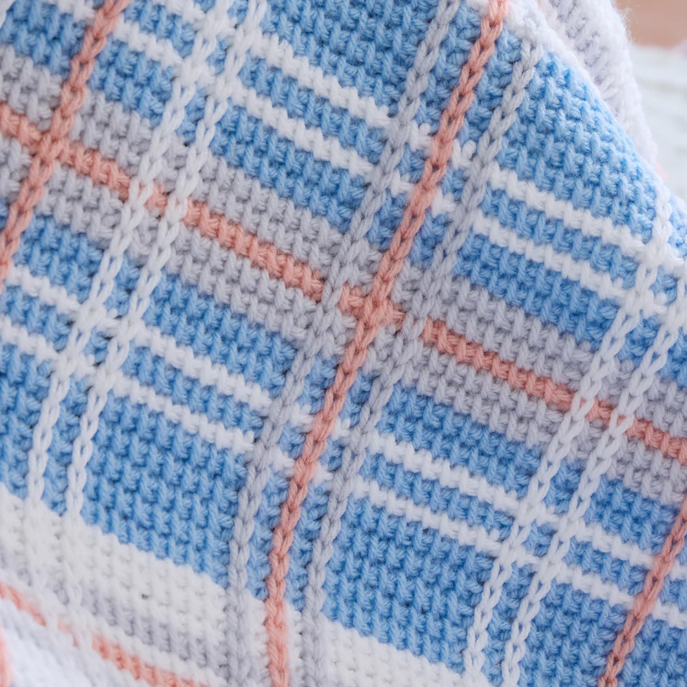 Plaid Baby Blanket - Image 4