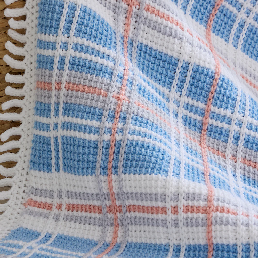 Plaid Baby Blanket - Image 5