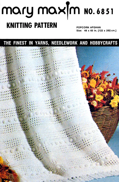 Popcorn Afghan Pattern - Image 2