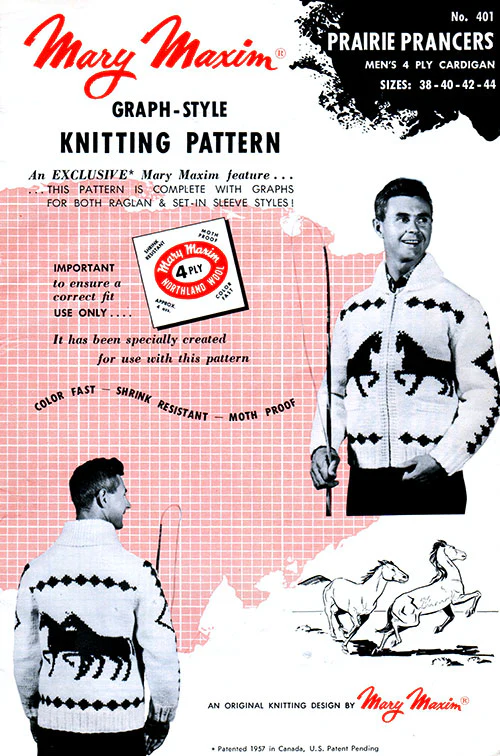 Prairie Prancers Men's Cardigan Pattern - Image 3