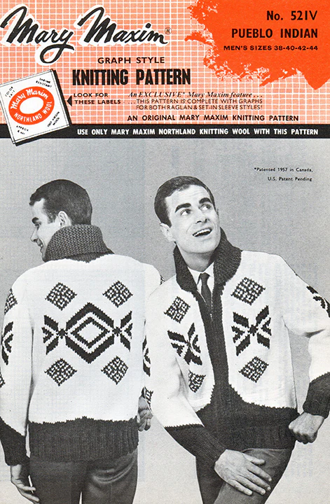 Pueblo Indian Cardigan Pattern - Image 2